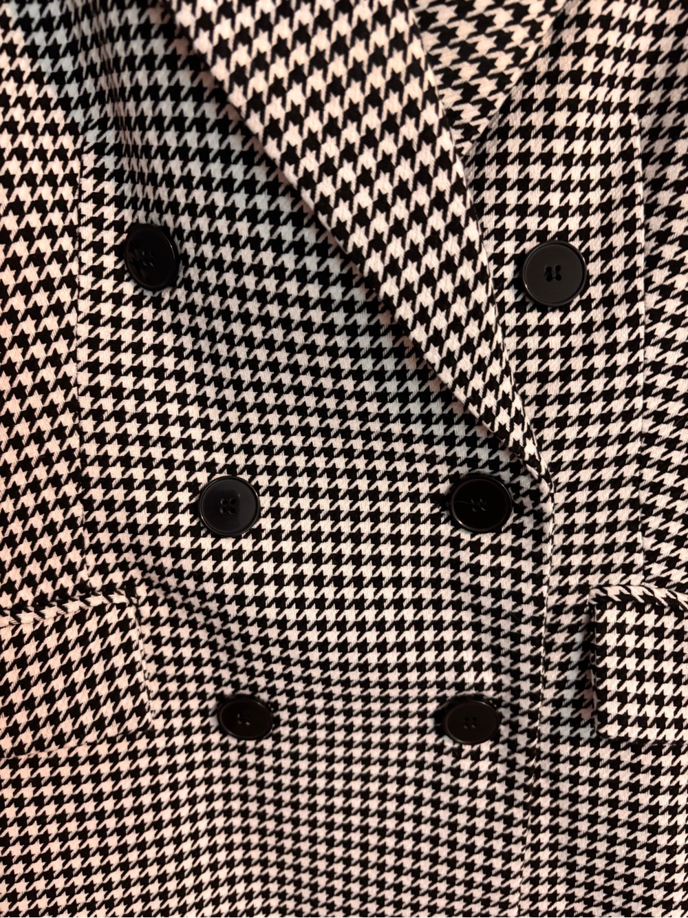 Marled NWT Houndstooth Double Breasted Blazer - Picture 7 of 9
